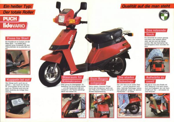 PUCH LIDO VARIO (CP 50) – Prospekt – DEUTSCHLAND – Ungebraucht aus Händlerbeständen !! – Bild 3