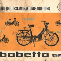 BABETTA Mofa – Bedienungs - Instandhaltungsanleitung – RARITÄT !!! (kein Nachdruck)