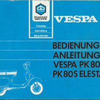 VESPA PK 80 S / PK 80 ELESTART – Bedienungsanleitung ( Original )