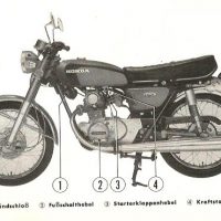 HONDA CB 125 (1972) – Originale Betriebsanleitung (kein Nachdruck) – Bild 3