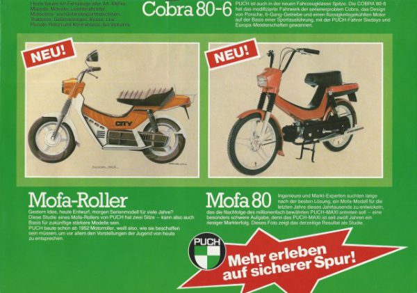 PUCH- HITS 1980– Prospekt – DEUTSCHLAND – Ungebraucht aus Händlerbeständen !! – Bild 2