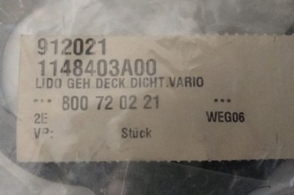 Original Gehäusedeckeldichtung – Puch Lido Vario CP 50/80 + Suzuki CP 50/80 (NOS) – Bild 2