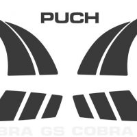 AUFKLEBERSATZ - PUCH COBRA GS - Silber – Bild 2