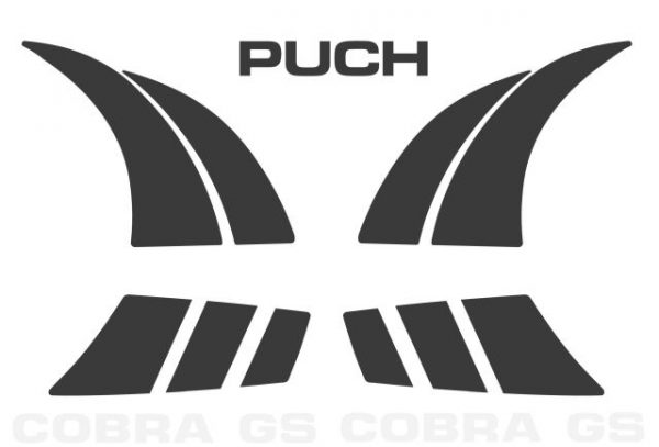 AUFKLEBERSATZ - PUCH COBRA GS - Silber – Bild 2