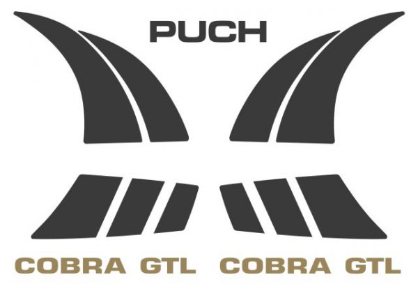 AUFKLEBERSATZ - PUCH COBRA GTL / II - Inkagold – Bild 2