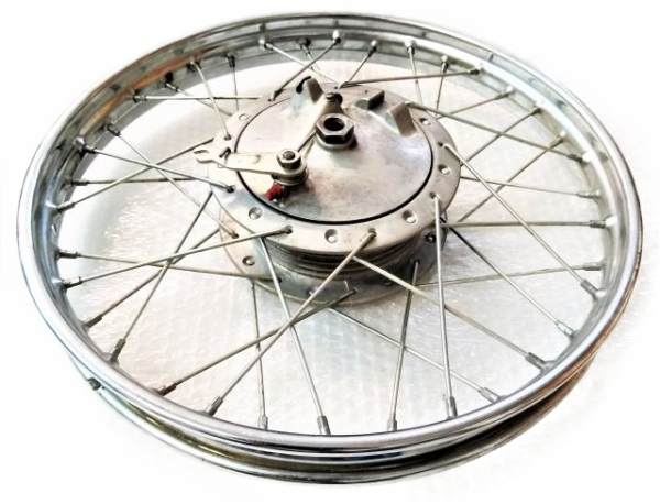 Komplettrad - Speichenfelge vorne – Puch M50 + KTM Comet Modelle (NOS) – Bild 3