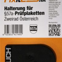 FIXITEASY - HALTERUNG FÜR PRÜFPLAKETTE § 57a + PUCH LOGO - EXCLUSIV - NUR BEI UNS ERHÄLTLICH !! – Bild 2