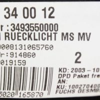 RÜCKLICHT KOMPLETT – Original für PEUGEOT 103 und als ERSATZ für PUCH MAXI, MS, MV, ... – NEUTEIL (NOS) – Bild 4