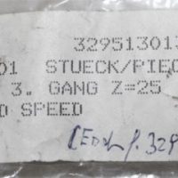 Zahnrad – Vorgelege 3. Gang (4 Gang Motor) – Z=25 – NEU aus ehemaligen Händlerbeständen (NOS) – Bild 3