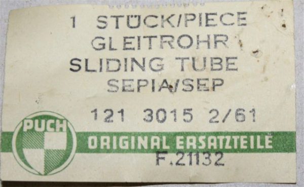 Gleitrohr rechts – PUCH RL/A 125 – NEU aus ehemaligen Händlerbeständen (NOS) – Bild 4
