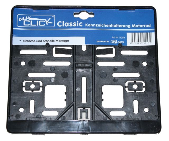 MOTORRAD – KENNZEICHENHALTERUNG – EASY CLICK CLASSIC –