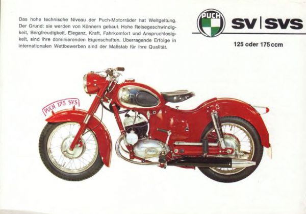 PUCH SV-SVS - Original Prospekt - Ungebraucht aus Händlerbeständen !!