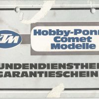 KTM – ORIGINAL GARANTIESCHEINHEFT – HOBBY / PONNY / COMET – (kein Nachdruck)