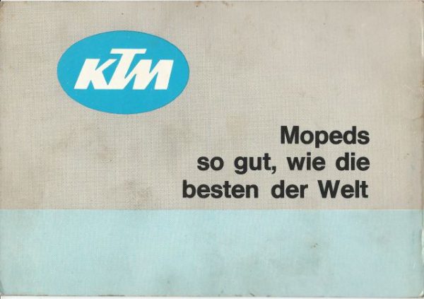 KTM – ORIGINAL KUNDENDIENSTBUCH und GARANTIESCHEIN – KTM MOPED – (kein Nachdruck) – Bild 2
