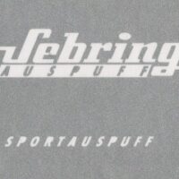LACKIER-SCHABLONE - SEBRING AUSPUFF - PUCH COBRA+MONZA+DAYTONA+IMOLA (perlelfenbein)