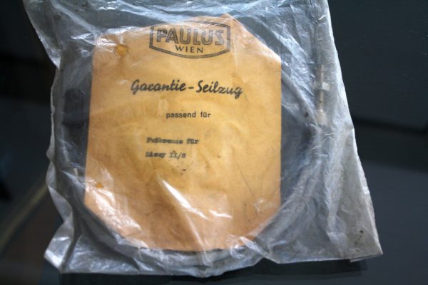 LOHNER SISSY II - Original PAULUS Ersatzteil - Fußbremszug - grau (NOS)