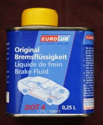 250 ml EUROLUB Bremsflüssigkeit DOT 4 – Bild 2