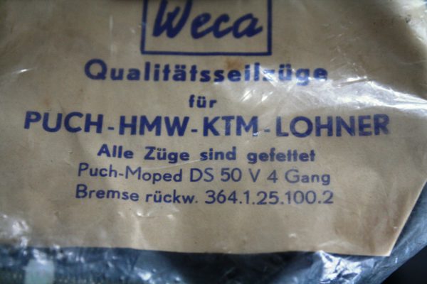 PUCH DS 50 V - Original WECA Ersatzteil - Bremse rückwärts - schwarz (NOS)
