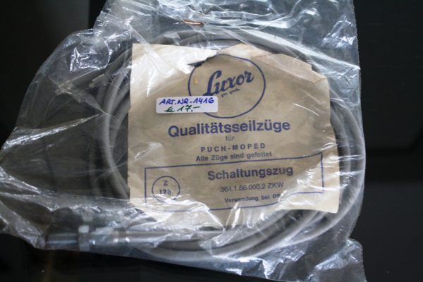 PUCH DS 50 - ZKW Schaltzug grau ohne Rohrbogen