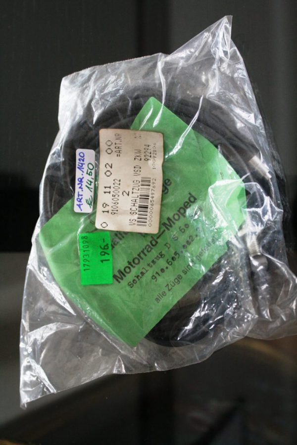 Schaltzug ZKW schwarz ohne Rohrbogen