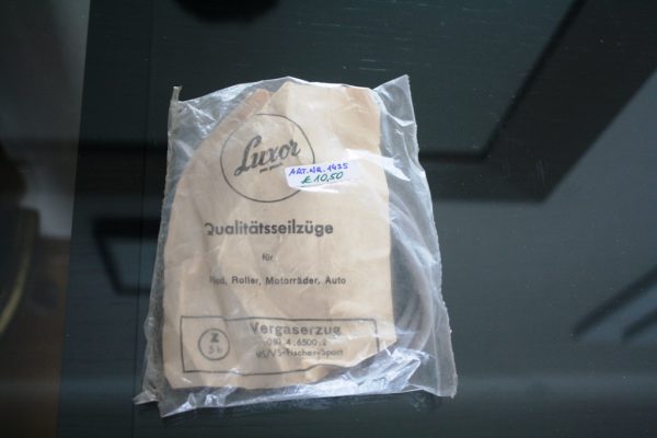 PUCH MS 50 / VS 50 - Vergaserzug - Fischer - grau