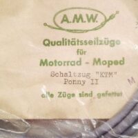 KTM PONNY II - Original AMW Schaltzug - grau (NOS) – Bild 2