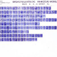 PUCH Maxi N+S, S-Sport, SL - 2/80 - Deutschland - Original Microfiche – Folie
