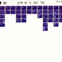 KTM TL 40 KAT '91- 3/91 - Original Microfiche – Folie