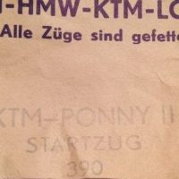 KTM PONNY II - Original WECA - Starterzug - grau (NOS) – Bild 2