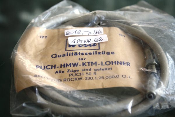 Bremsseilzug GRAU Puch R 50 hinten NEU