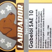 LABRADOR - GABELÖL SAE 10 - 1 Liter – Bild 3