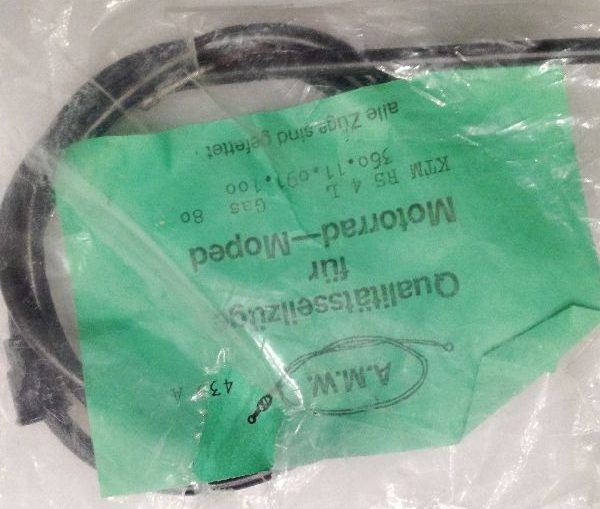 KTM - Gaszug AMW schwarz - KTM COMET RS 4 L