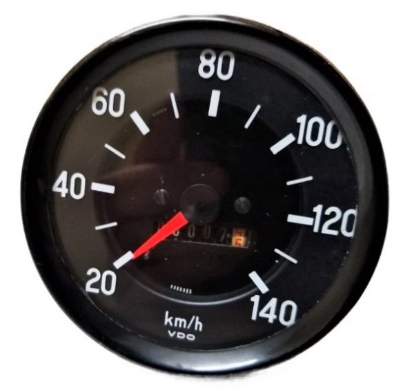 VDO Tacho 0- 140 km/h – schwarz – komplett neu überholt – Ø 60 mm