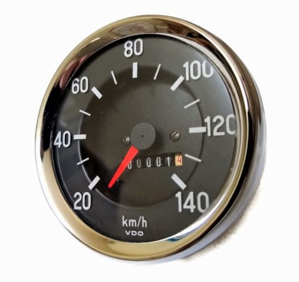 VDO Tacho 0- 140 km/h – chrom – komplett neu überholt  – Ø 60 mm – Bild 4