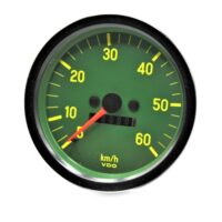 VDO Tacho 0- 60 km/h – schwarz – innen grün – Ø 60 mm - passend für KTM Modelle (NOS) – Bild 3