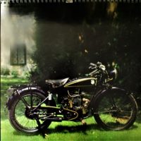 STEYR DAIMLER PUCH - Motorrad und Moped - Wand-Kalender - Original von 1983 - mit vielen Abbildungen - sehr guter Zustand - SEHR RAR !! – Bild 6