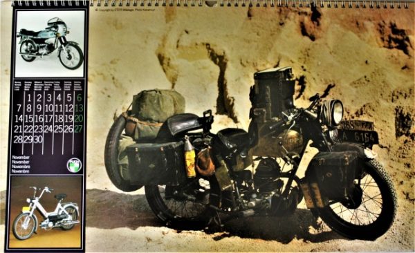 STEYR DAIMLER PUCH - Motorrad und Moped - Wand-Kalender - Original von 1983 - mit vielen Abbildungen - sehr guter Zustand - SEHR RAR !! – Bild 12