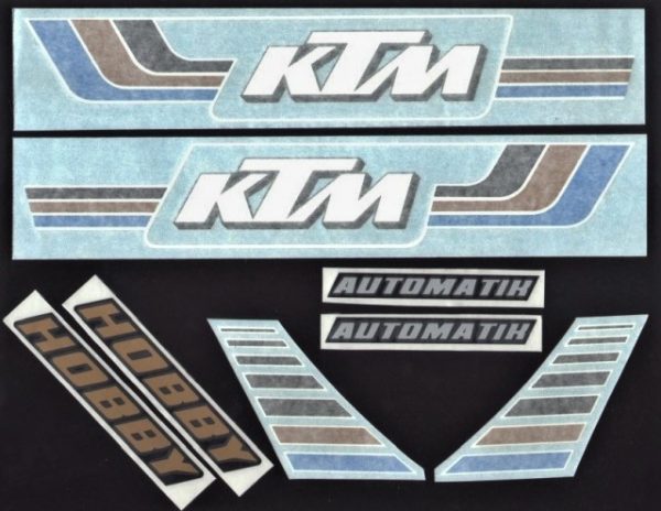 KTM HOBBY / KTM DUO – Aufklebersatz komplett – Bild 2