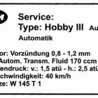 KTM HOBBY III Automatic – Aufklebersatz komplett – Bild 4