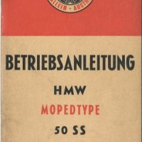 Originale Betriebsanleitung - HMW 50 SS (Super Sport) – kein Nachdruck !!