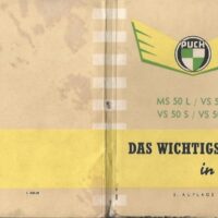 PUCH MS 50L / VS 50L / VS 50S / VS 50K – Originale Betriebsanleitung von 1958 – (kein Nachdruck) – Bild 2