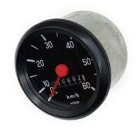VDO Tacho 0- 60 km/h – ORIGINAL ERSATZTEIL – Ø 60 mm – PUCH M50 R, S, GP, SG, C, MC50 II, Condor, City, Ranger, X50-4, MV50-X,..... komplett neu überholt !