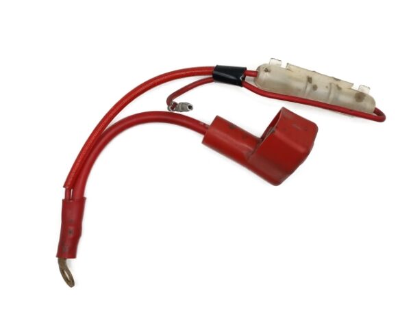 Batteriepol Plus-Leitung inklusive 15 A Sicherung – PUCH LIDO 125 CD / SUZUKI CS 125 – NEUTEIL (NOS) – Bild 2