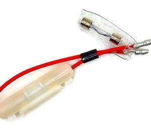 Sicherungskabel+10 Ampere-Sicherung – PUCH LIDO SL 50 / SE 80 + SUZUKI CS 50 / CS 80 – NEUTEIL (NOS)