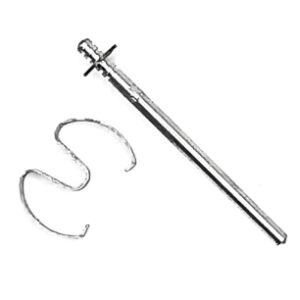 Vergaser-Düsennadel (3C3-3) + Clip + Klemmfeder – PUCH LIDO SE 80 + SUZUKI CS 80 – NEUTEIL (NOS)
