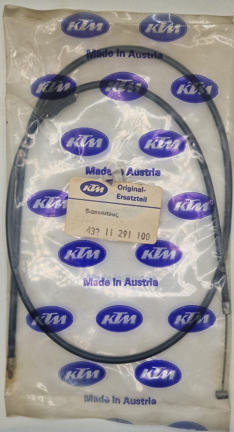 KTM Bora – Original KTM Ersatzteil – Gasseilzug (ZKW Gasgriff) – schwarz (NOS)