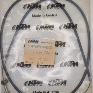 Original KTM Okay/Hobby A Ersatzteil – Startkupplungsseilzug – schwarz (NOS)