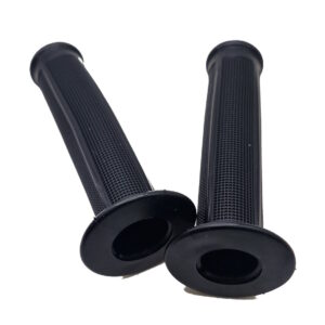 GRIFFGUMMIS – 2 Stk. – MAGURA (Replika) schwarz - feines Profil – 22/24 – 127 mm Länge - Puch Cobra / Daytona / Jet / ...