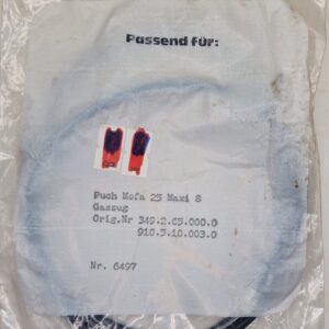 Puch MAXI L, S, L2, S2 – Gasseil – schwarz (NOS)