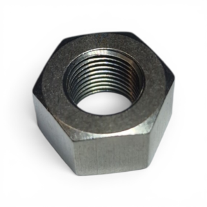 Achsmutter M10.5x1 , 10mm hoch SW17 Rücktritt Inox (Edelstahl)